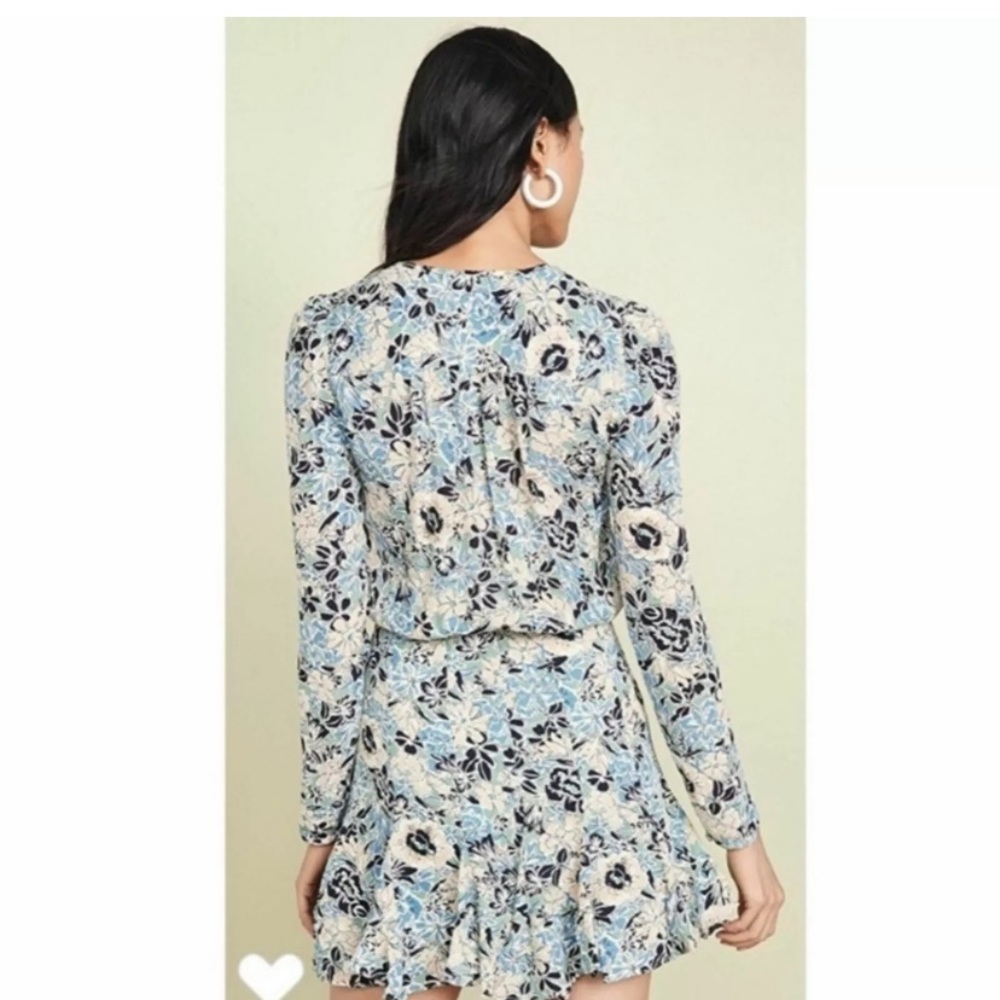 Veronica Beard Riggins Daisy Silk Blue Dress✨ - Picture 4 of 12